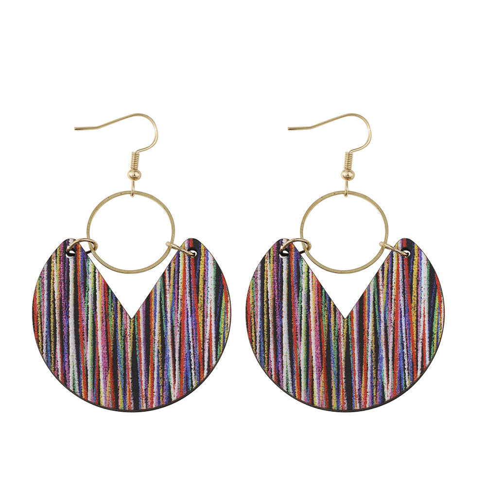 Wholesale Boho Wooden Earrings